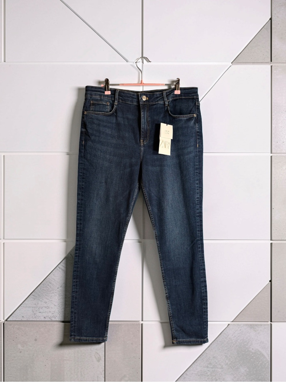 ZARA Women's Dark Indigo Sculpt Skinny Jeans